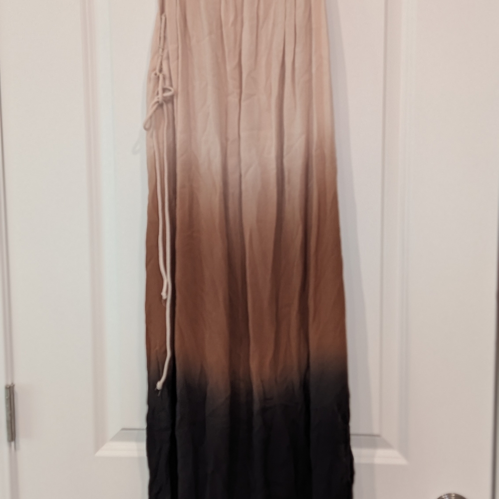 Elegant Ombre Maxi Skirt